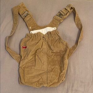 SNUGLI Tan Corduroy Baby.
